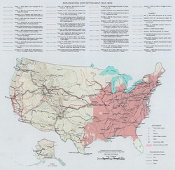 Routes taken across the U.S.